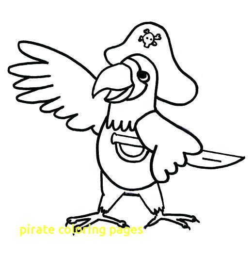 520x530 Pirate Coloring Pages