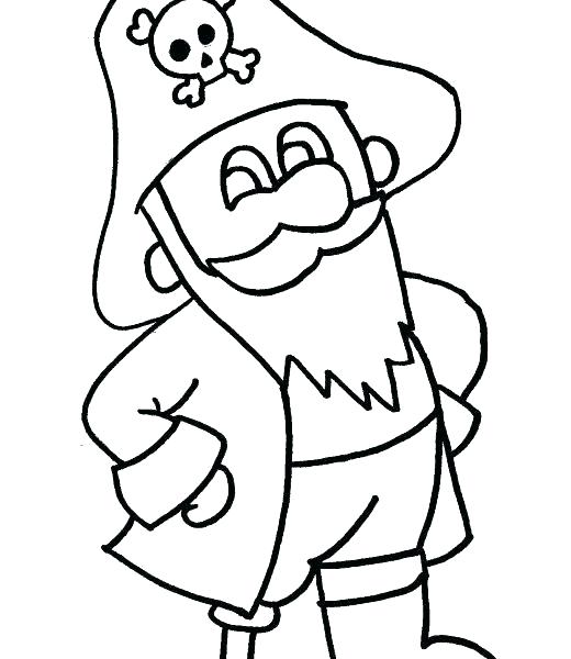 520x600 Pirate Coloring