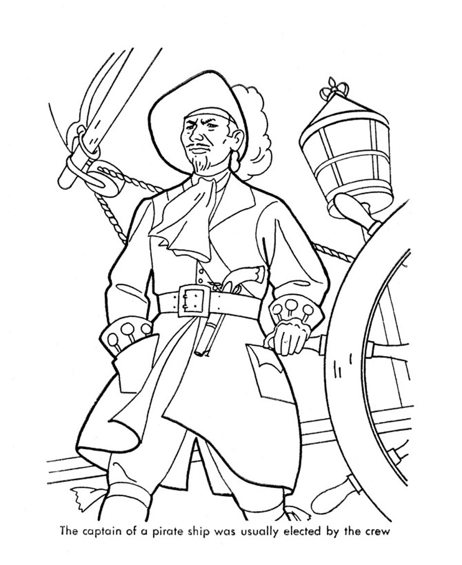 Pirate Coloring Pages 950x1163 Pirate Coloring Pages
