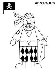 Pirates Coloring Pages 238x320 Pirates Coloring Pages