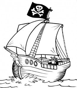 Kids Pirates Coloring Pages Free Colouring Pictures To Print 260x297 Kids Pirates Coloring Pages Free Colouring Pictures To Print