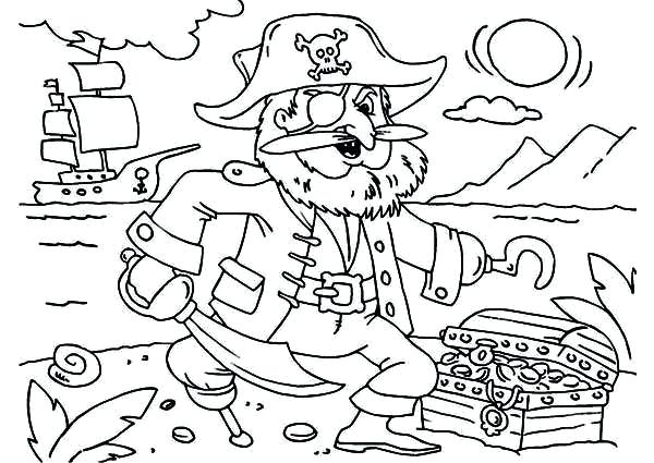 Pirate Coloring Page 16 Printable Pirate Coloring Pages Pirate 600x425 Pirate Coloring Page 16 Printable Pirate Coloring Pages Pirate