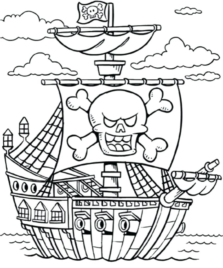 853x1024 Miracle Pirate Ship Coloring Pictures Page Pages Unique Sunken