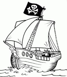 236x269 Pirate Art Activities For Preschoolers Pirate Ship Coloring Page