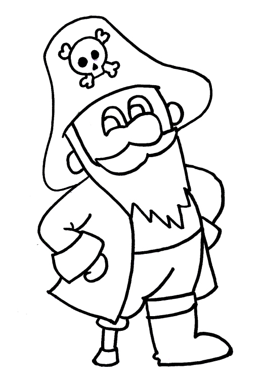 520x754 Pirate Coloring Picture Pirate Colouring Coloring Kids Free