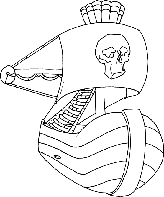 Pirate Ship Coloring Pages For Kids at GetColorings.com | Free ...