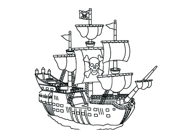 Pirate Ship Coloring Page Big Pirate Ship Coloring Pages Page 600x450 Pirate Ship Coloring Page Big Pirate Ship Coloring Pages Page