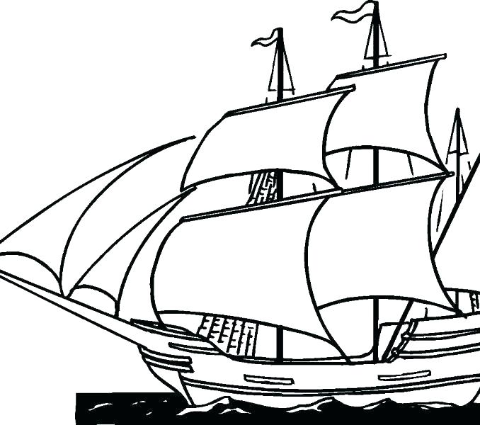 Pirate Ship Coloring Pages Free at GetColorings.com | Free printable ...