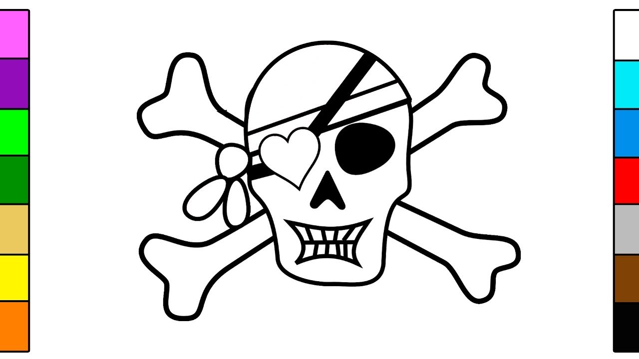 Skeleton Coloring Pages 1280x720 Skeleton Coloring Pages