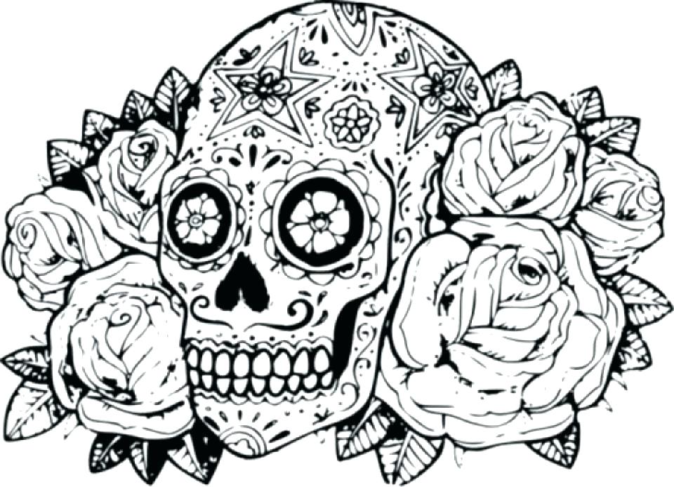 Skull And Crossbones Coloring Pages Skull Printable Coloring Pages 960x694 Skull And Crossbones Coloring Pages Skull Printable Coloring Pages
