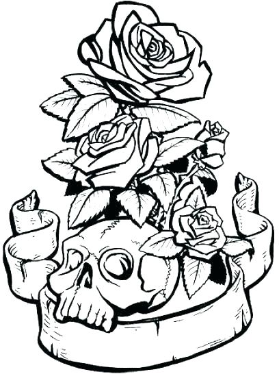 408x546 Skull And Bones Coloring Pages Vanda