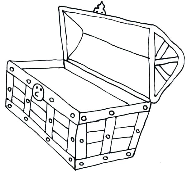 600x554 Treasure Chest Coloring Pages Pin Pirates Of The Pirate Treasure