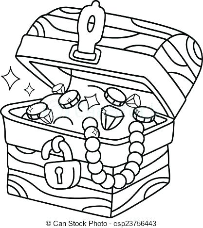 Pirate Treasure Chest Coloring Pages at GetColorings.com | Free ...