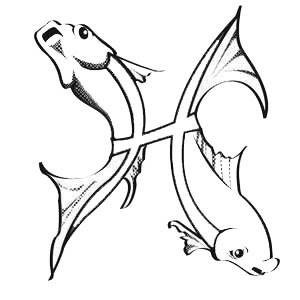 Horoscopes Coloring Pages Zodiac Pisces 300x300 Horoscopes Coloring Pages Zodiac Pisces