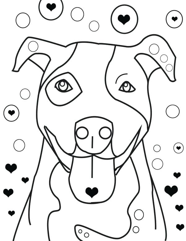 American Pitbull Coloring Pages Pit Bull Terrier Coloring Page 600x776 American Pitbull Coloring Pages Pit Bull Terrier Coloring Page