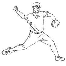 Baseball Pitcher Coloring Pages 220x220 Baseball Pitcher Coloring Pages