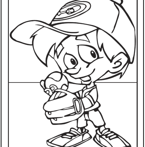 Pitcher Coloring Pages Baseball Coloring Pages Customize And Print 590x600 Pitcher Coloring Pages Baseball Coloring Pages Customize And Print