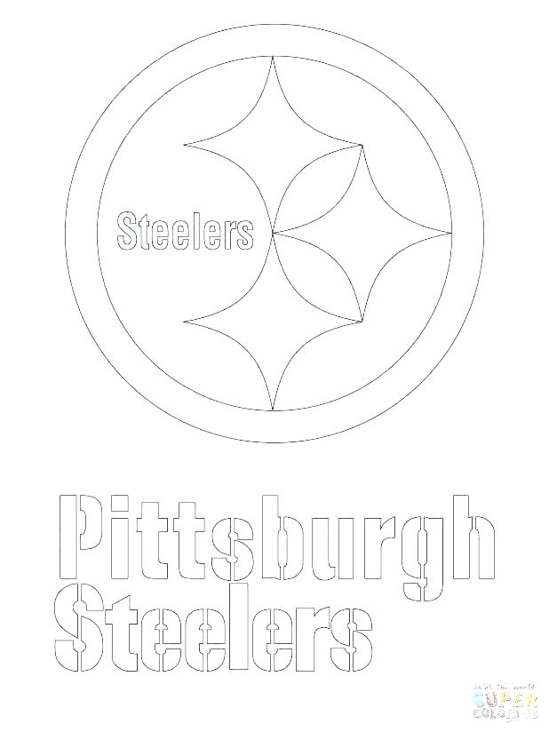618x824 Pittsburgh Steelers Coloring Pages Football Logo Coloring Pages