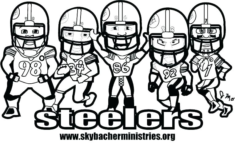 764x465 Free Pittsburgh Steelers Coloring Pages