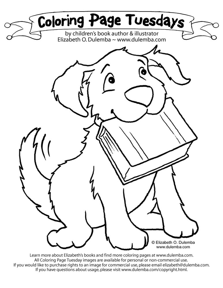 773x1000 Dogwithbook Big.jpg Pixel Coloring Open
