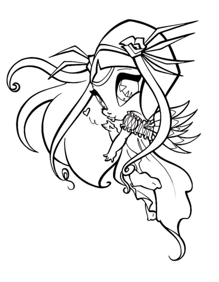 707x909 Winx Pixie Coloring Pages
