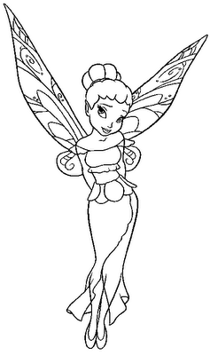237x400 Pixie Hollow Printable Coloring Pages Pixie Hollow Fairy