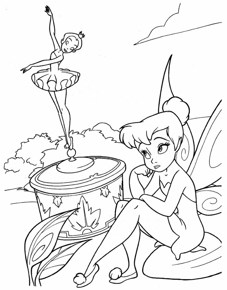 736x941 Disney Fairies Pixie Hollow Coloring Pages 496364