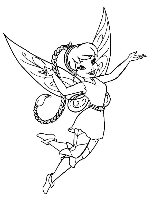 600x806 Disney Fairy Fawn In Pixie Coloring Page