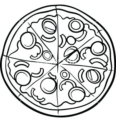 380x400 Pizza Coloring Pages Pizza Coloring Pages Ii 1 2 Google Pizza