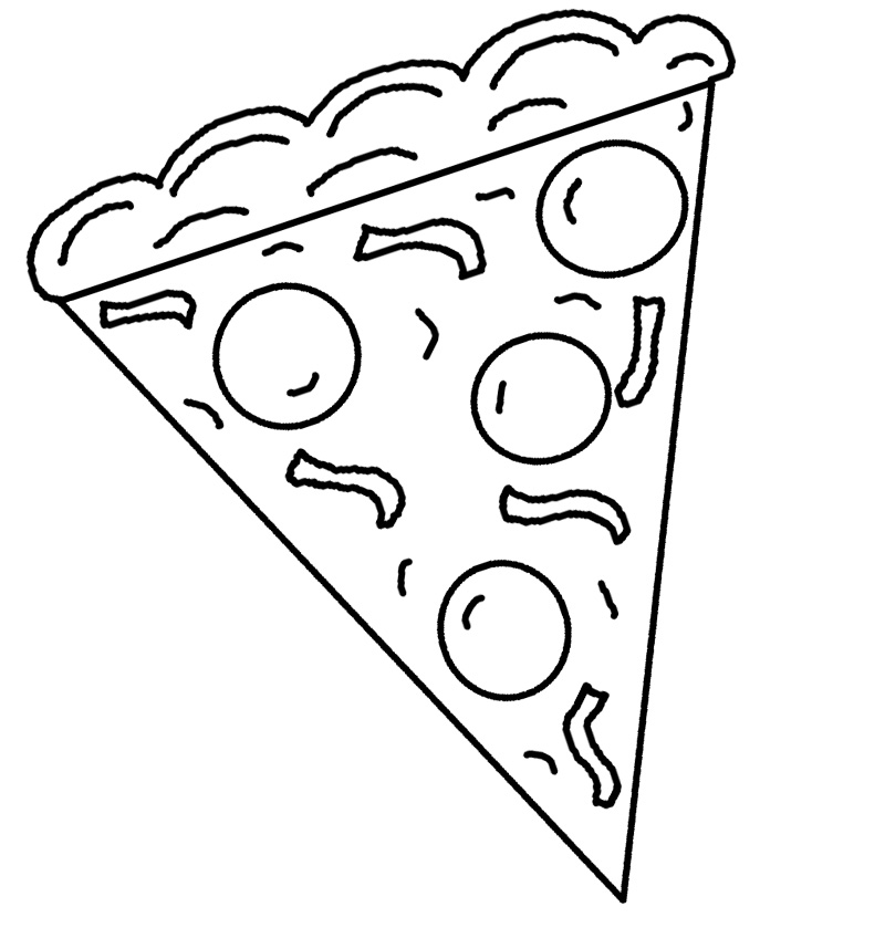 800x839 Impressive Idea Pizza Coloring Pages Preschool Steve Party