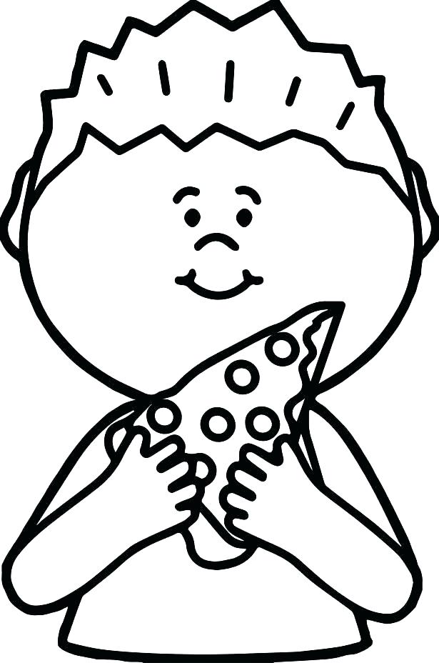615x928 Pizza Coloring Pages Pepperoni Pizza Coloring Pages Pepperoni