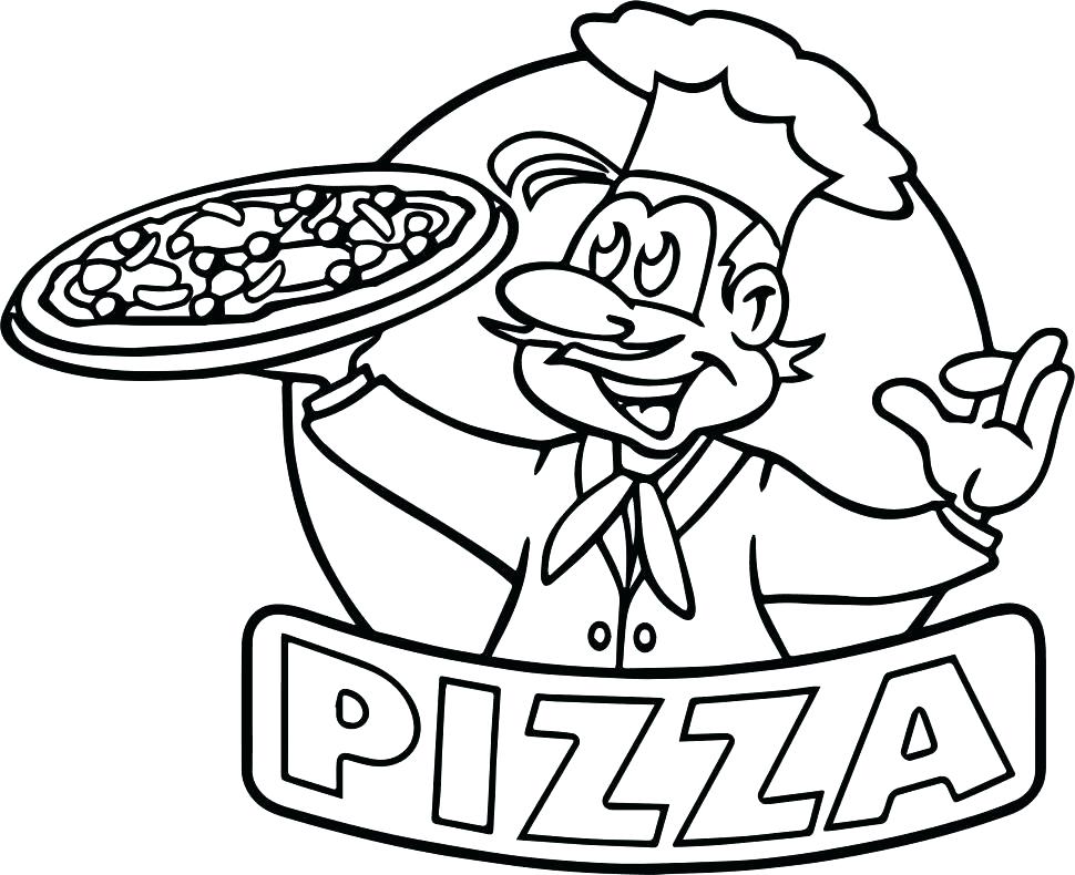 970x790 Pizza Coloring Pages Terrific Pizza Coloring Pages For Your