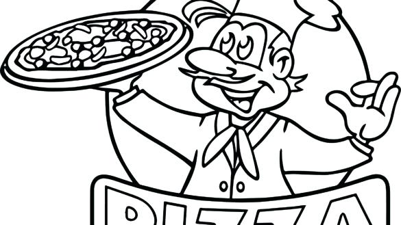 585x329 Coloring Pages Pizza