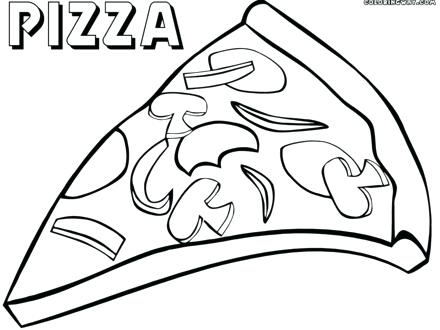 Pizza Coloring Pages Preschool at GetColorings.com | Free printable ...