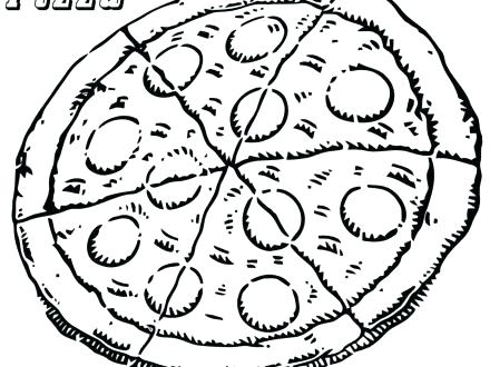440x330 Coloring Pages Pizza Toppings Coloring Pages Pizza Pizza Coloring