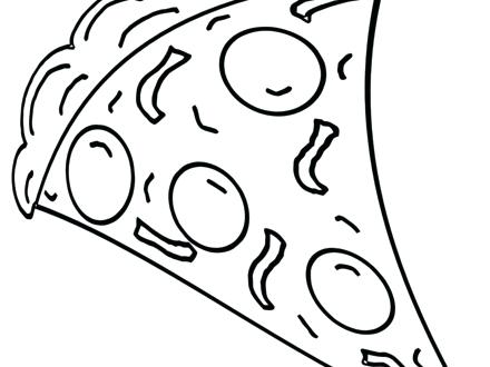 440x330 Pizza Coloring Pages Kids Printable Free Free Printable Pizza