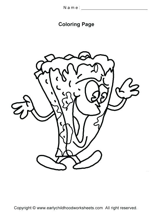 520x730 Pizza Coloring Book And Terrific Pizza Coloring Pages For Your