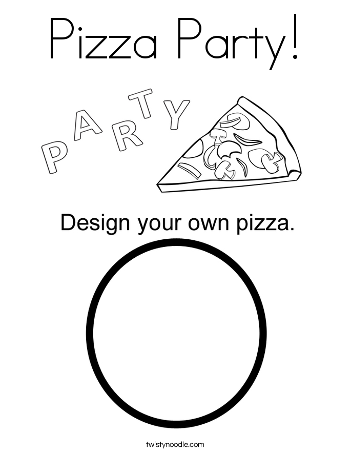 685x886 Pizza Coloring Pages