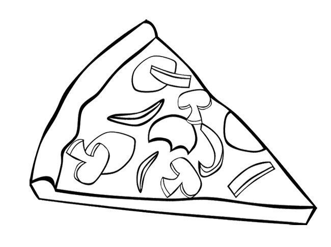 Pizza Coloring Pages 650x484 Pizza Coloring Pages
