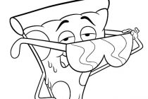 Playing In The Snow Coloring Pages 210x140 Playing In The Snow Coloring Pages