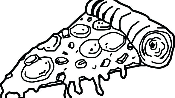 585x329 Pizza Coloring Pages 6 Nice For Kids Pizza Themed Pizza Coloring