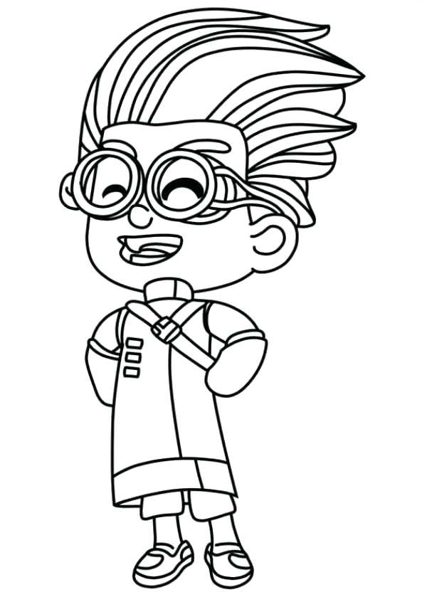 Mask Coloring Page Romeo Pj Mask Coloring Pages Free 593x832 Mask Coloring Page Romeo Pj Mask Coloring Pages Free