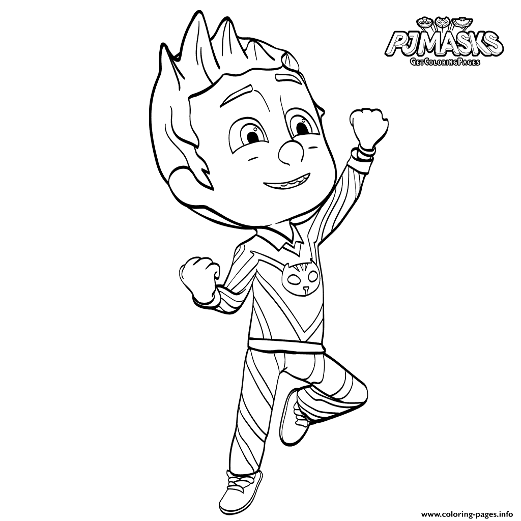 Pj Maskss Catboy Heroes In Pajama Coloring Pages Printable 1024x1024 Pj Maskss Catboy Heroes In Pajama Coloring Pages Printable