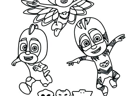Pj Masks Coloring Pages Mask Free Printable For Kids 440x330 Pj Masks Coloring Pages Mask Free Printable For Kids