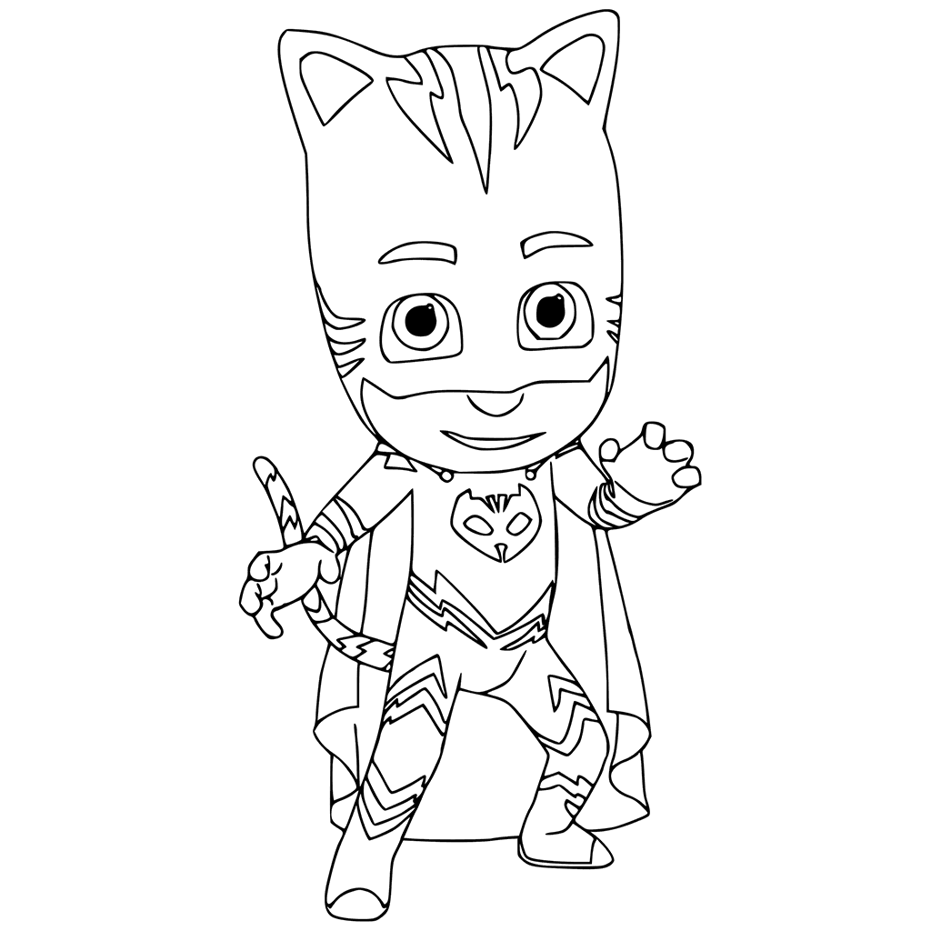 Catboy Colouring Page 1024x1024 Catboy Colouring Page