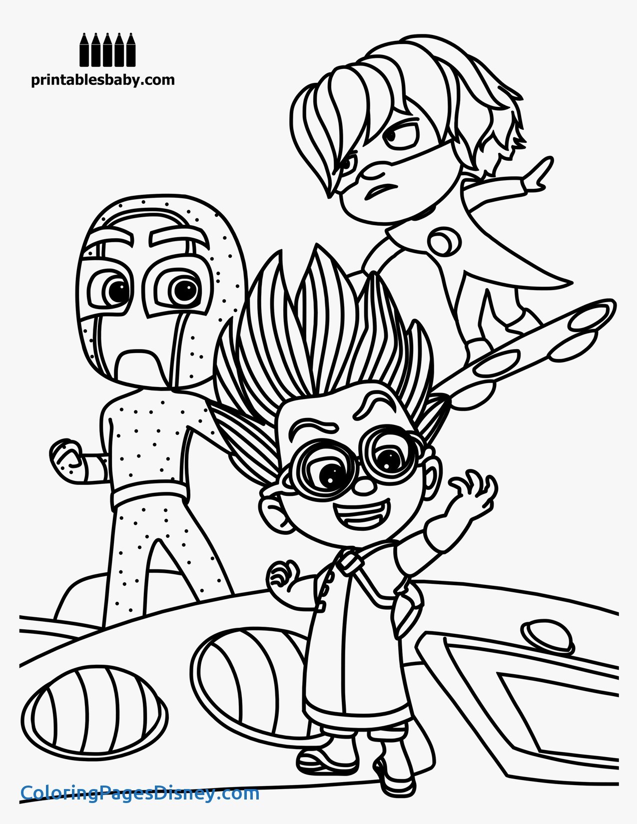 Pj Masks Coloring Pages Lovely Best Coloring Pages 1275x1650 Pj Masks Coloring Pages Lovely Best Coloring Pages