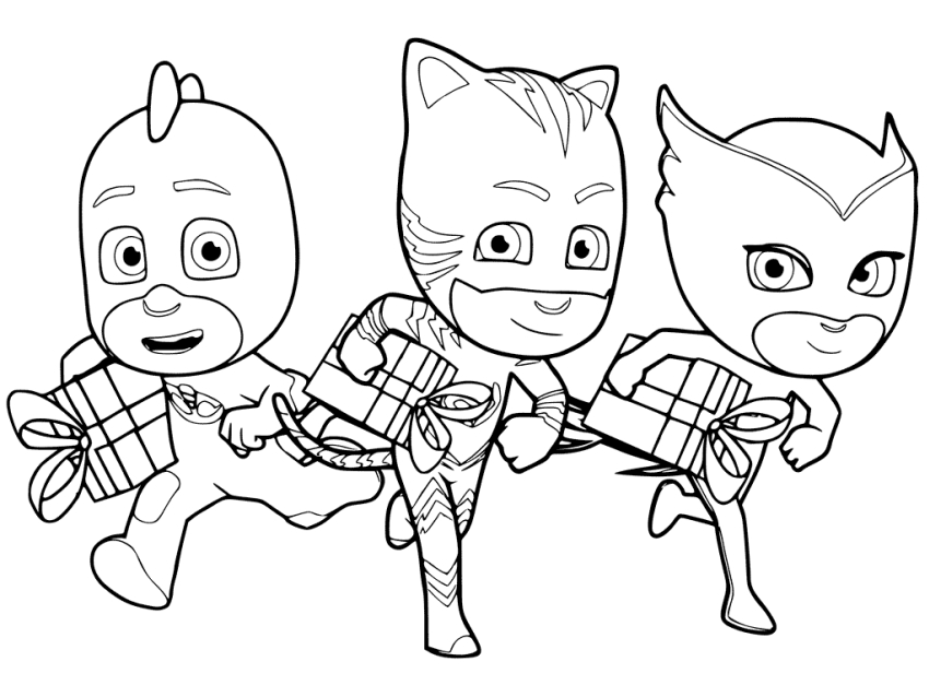 Pj Masks Coloring Pages Printable