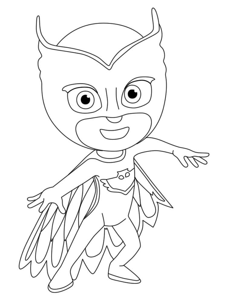 Pj Masks Coloring Pages 750x1000 Pj Masks Coloring Pages