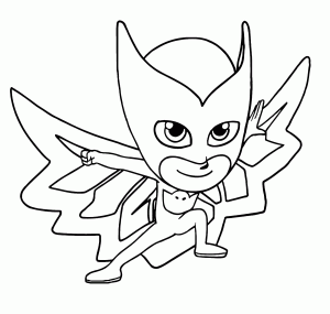 Pj Masks Coloring Pages 300x285 Pj Masks Coloring Pages