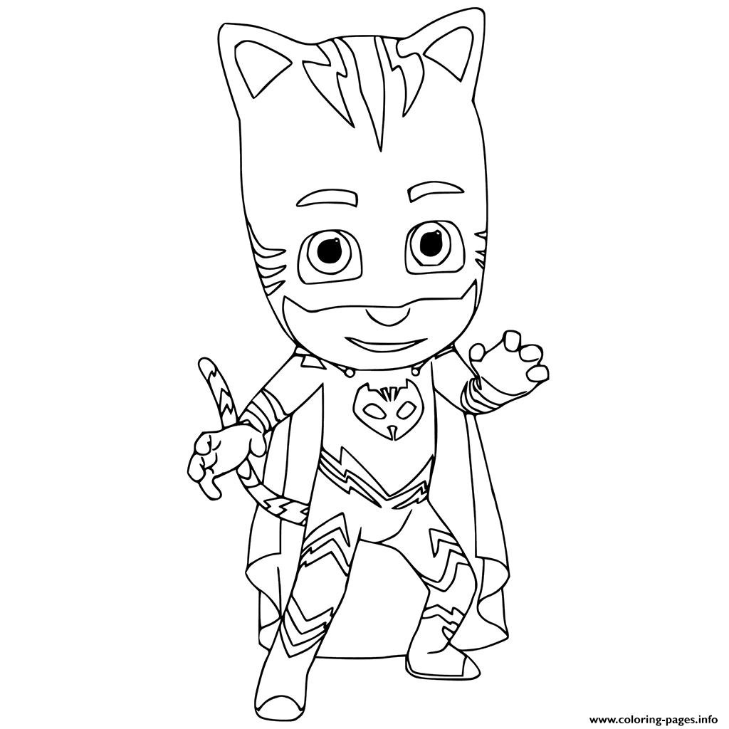 Catboy Pj Mask Coloring Pages Printable 1024x1024 Catboy Pj Mask Coloring Pages Printable